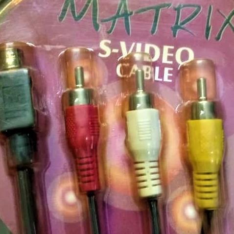 تبدیل s-video به Video RCA ( سه فیش) مدل دو سر نری