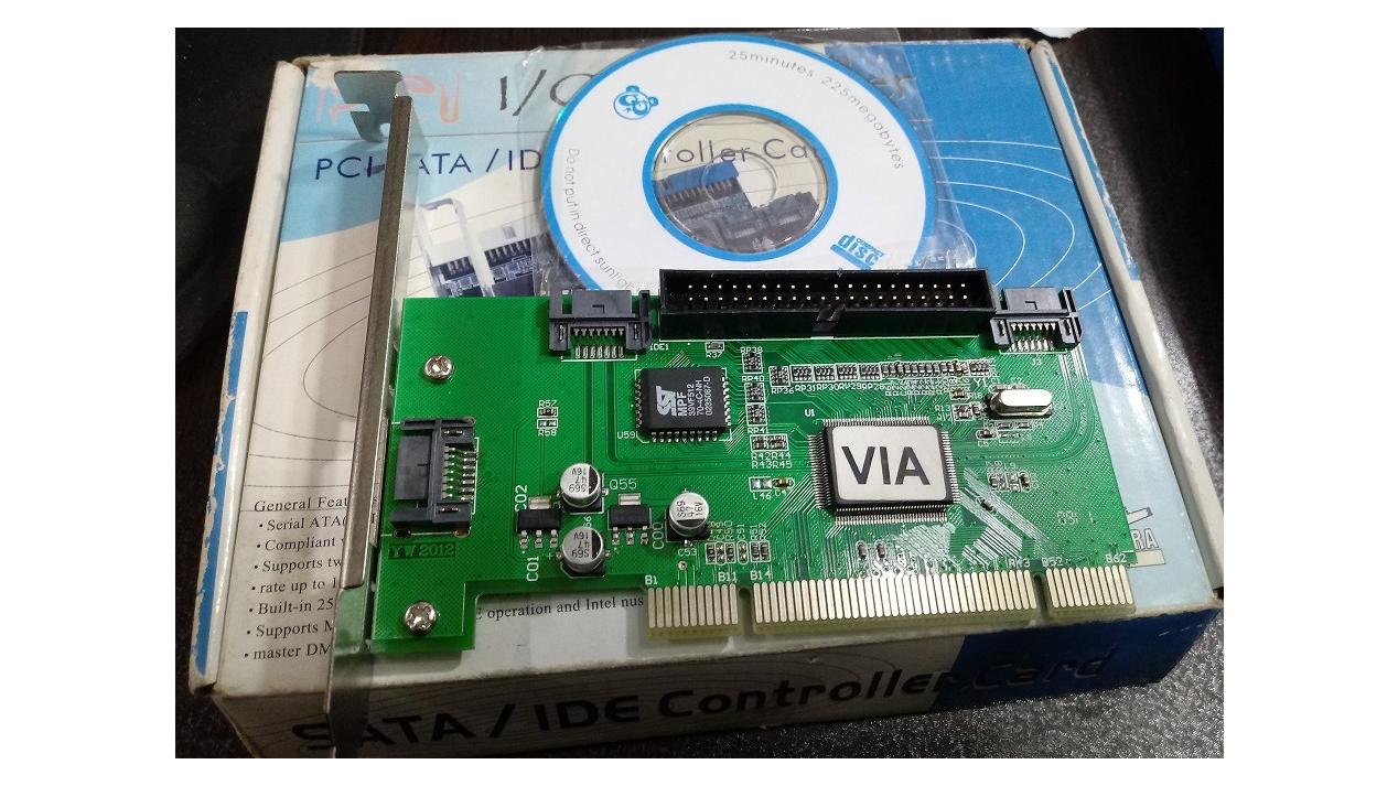 pci sata/ide card کارت افزایش ساتا توضیحات