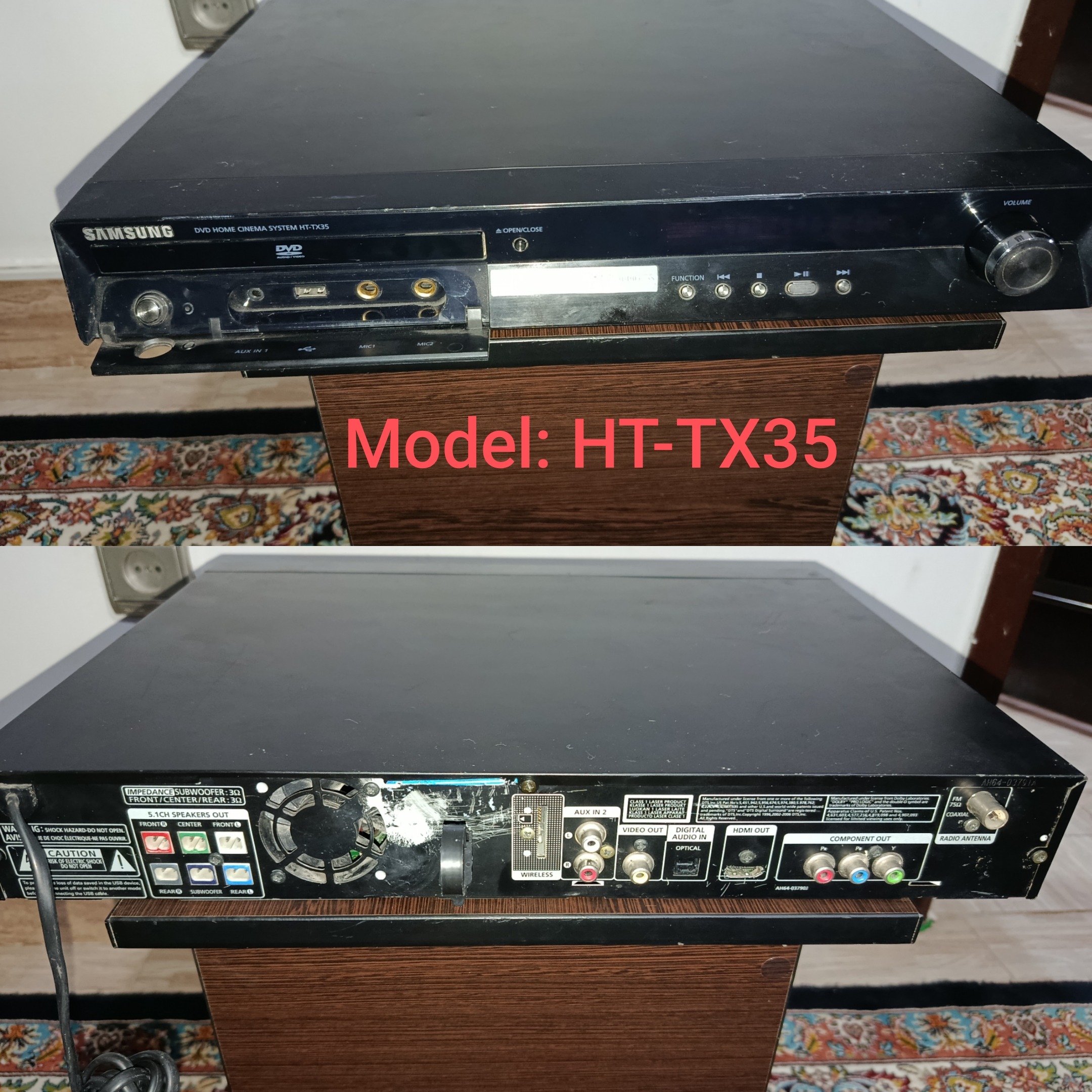آمپلی سینما خانگی سامسونگ HT-TX35