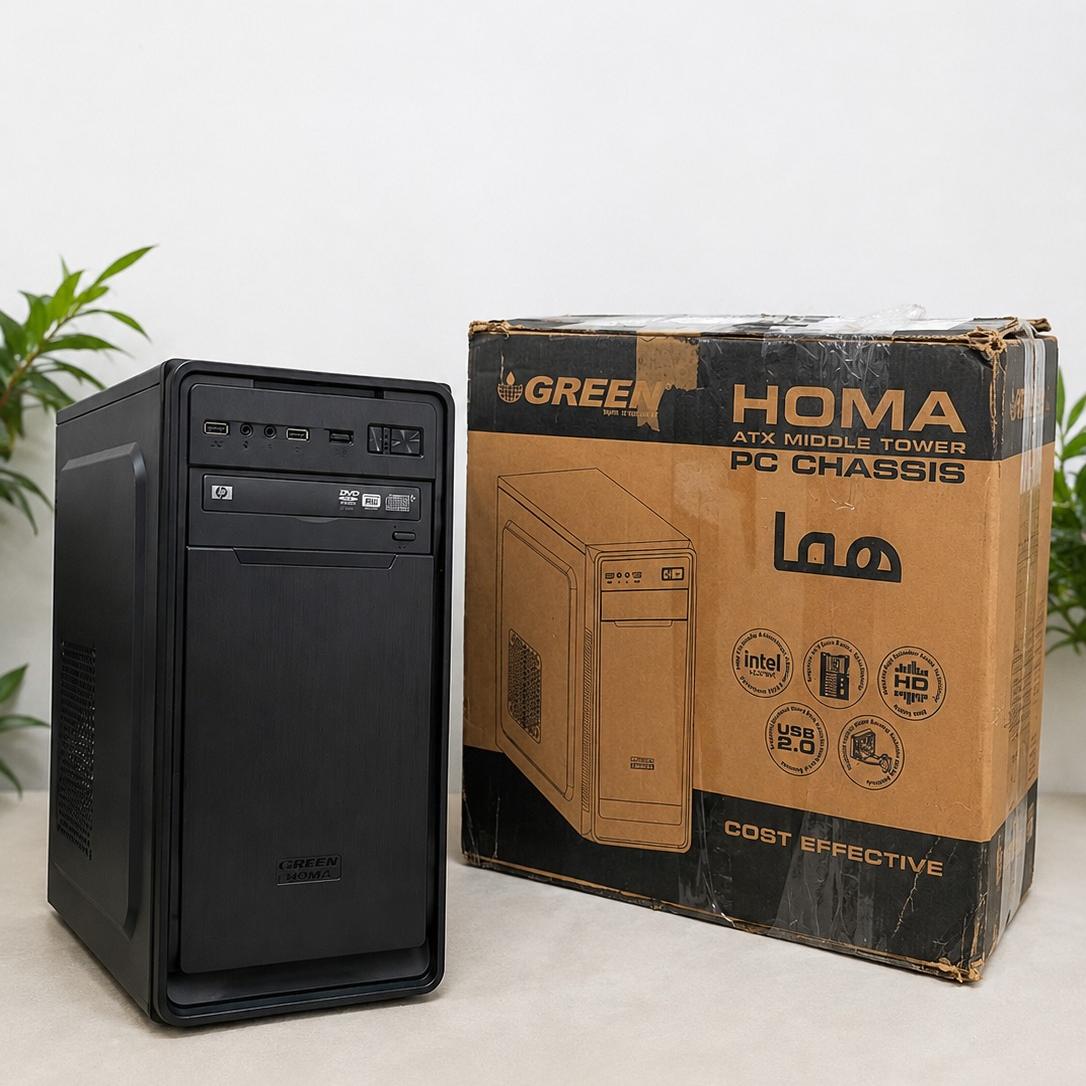 کیس Core i5 نسل چهارم رم 8 هارد 500 پاور گرین