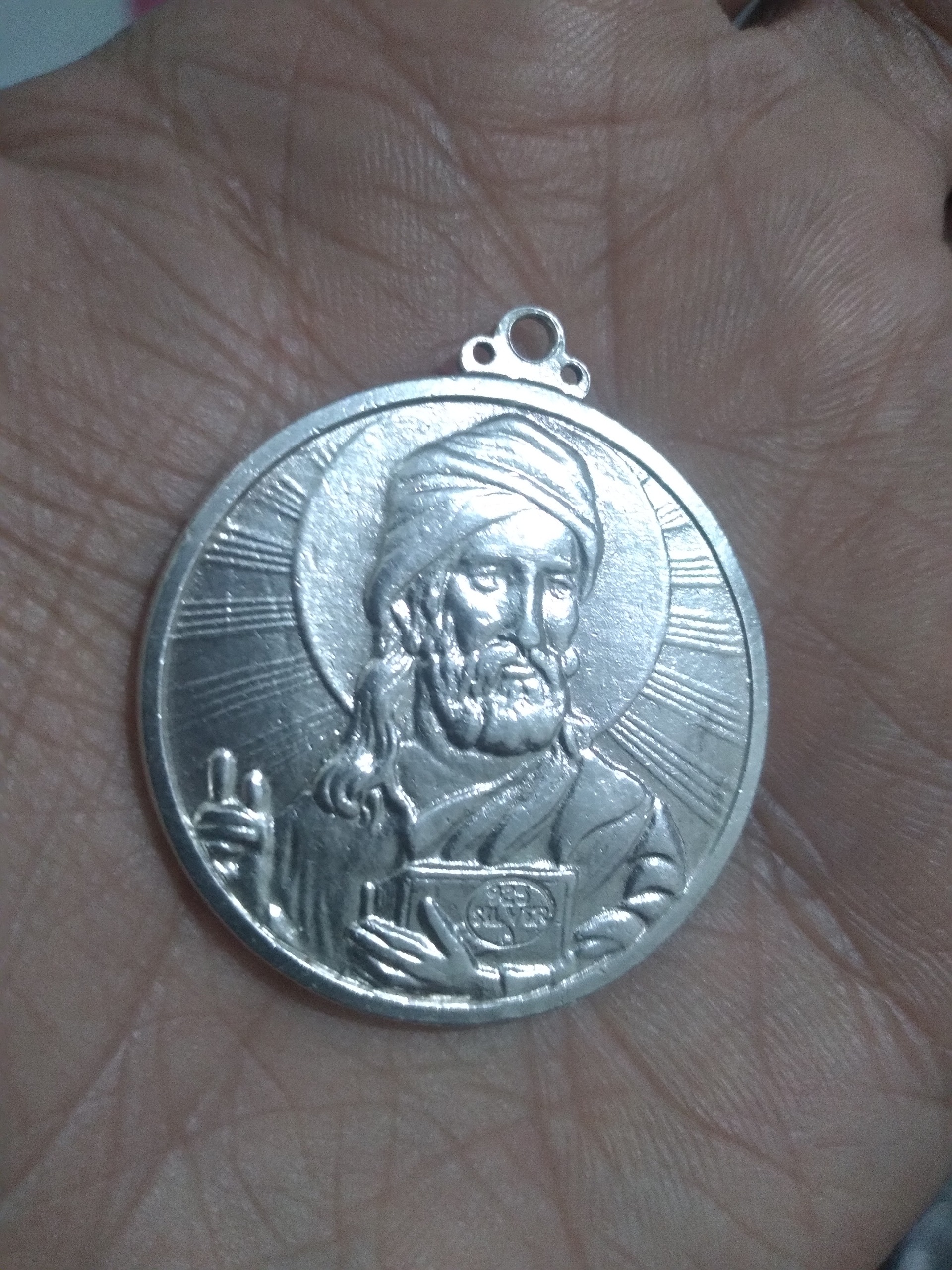 شمایل نقره سنگین انتیک