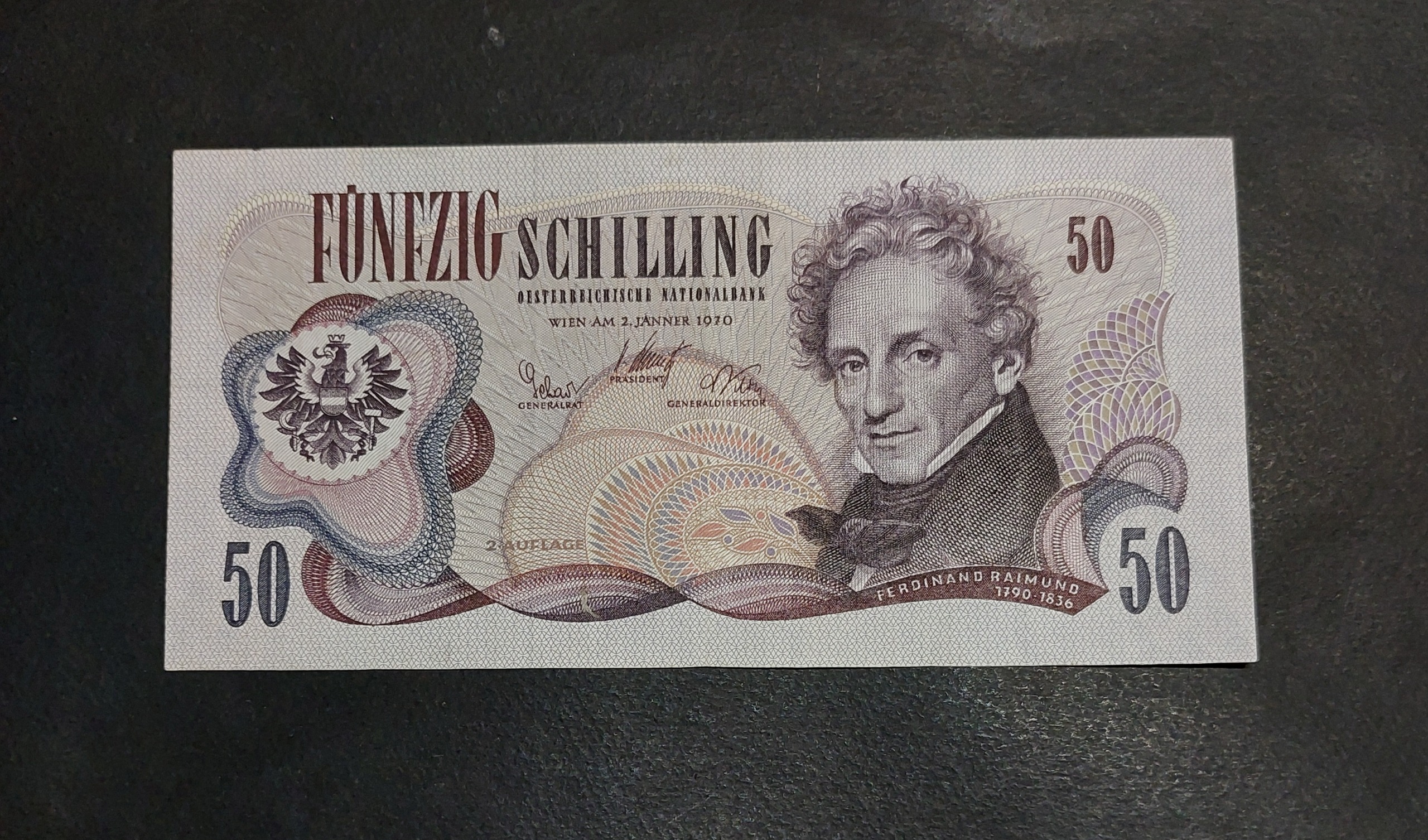 50 شیلینگ اتریش 1970