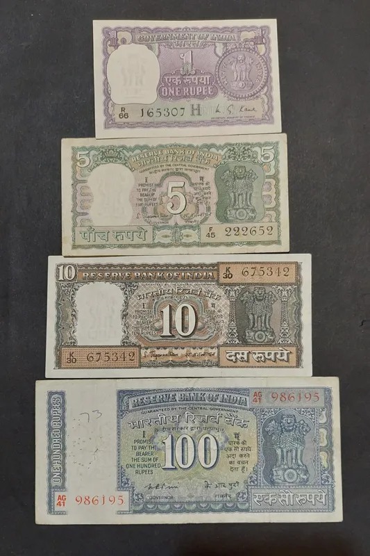 4 عدد اسکناس هند