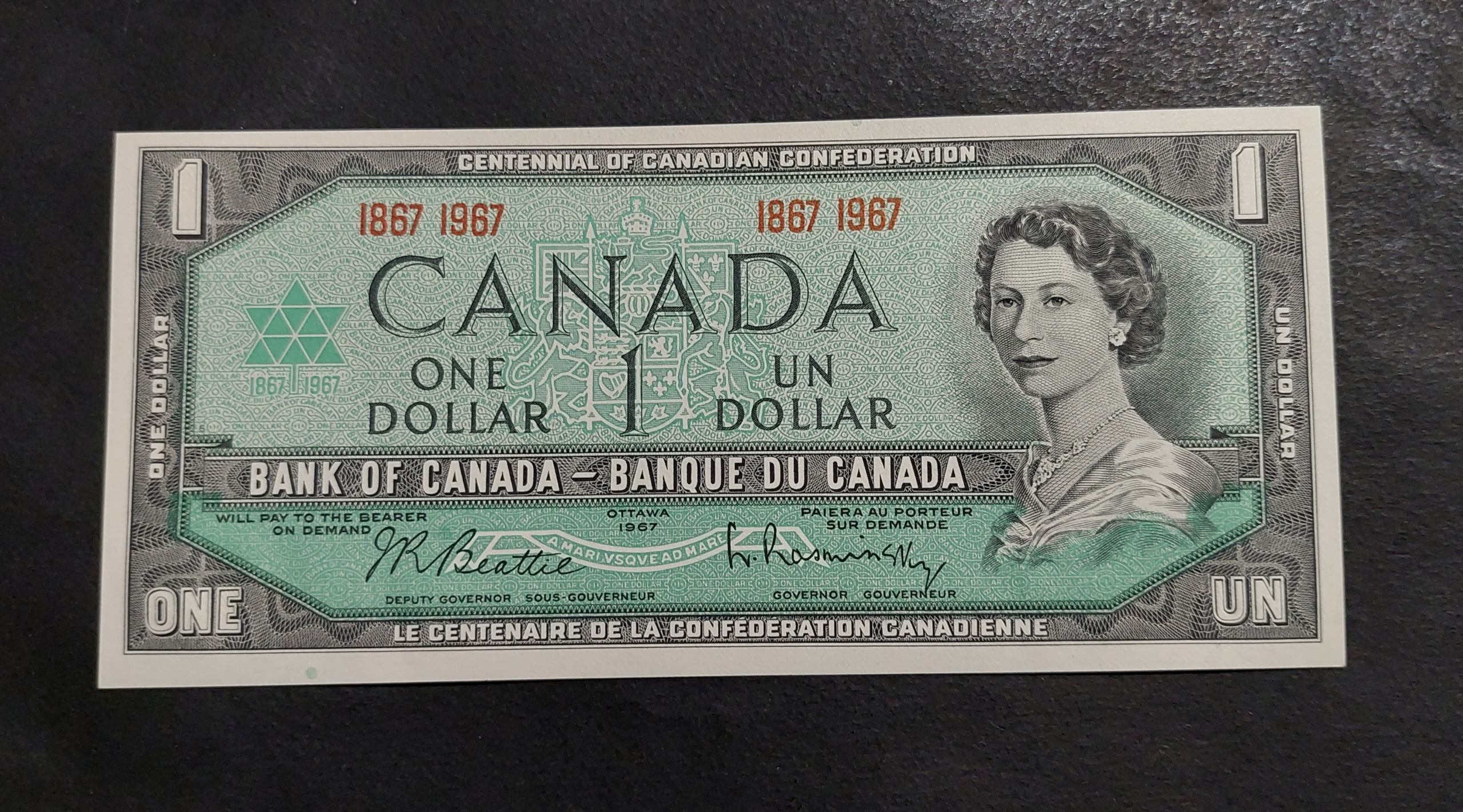 1 دلار کانادا 1967