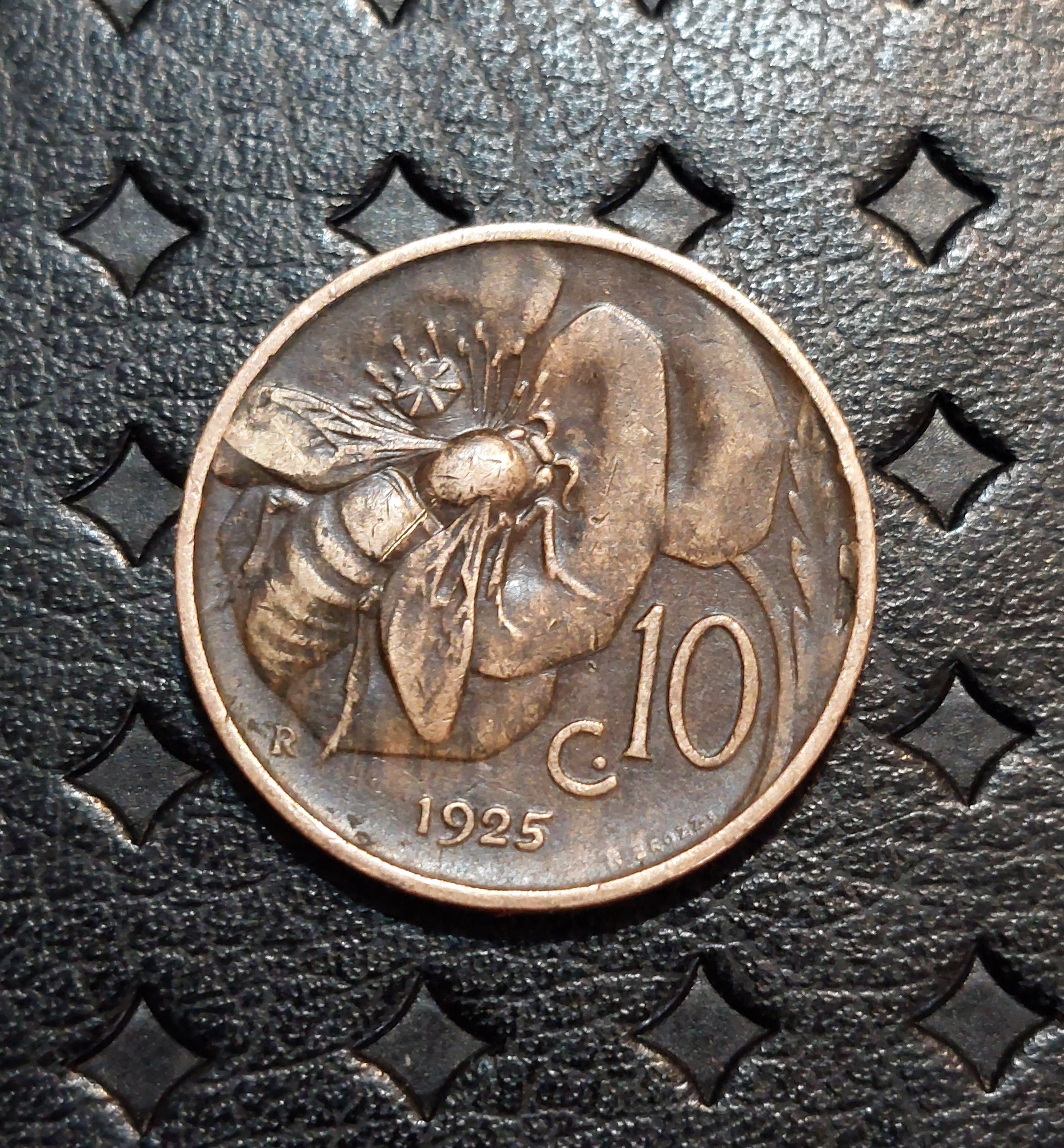 10 سنتیم ایتالیا امانوئل سوم 1925