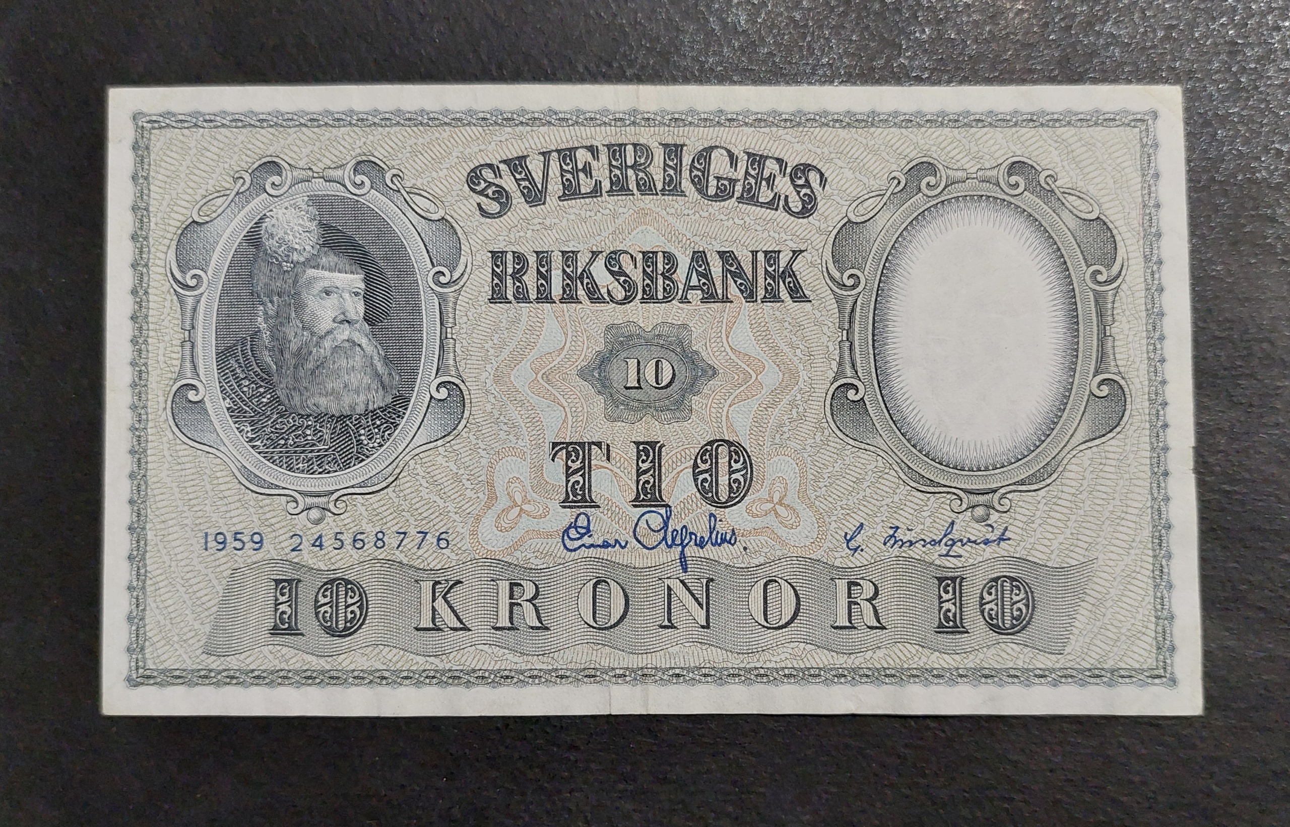 10 کرون سوئد 1959