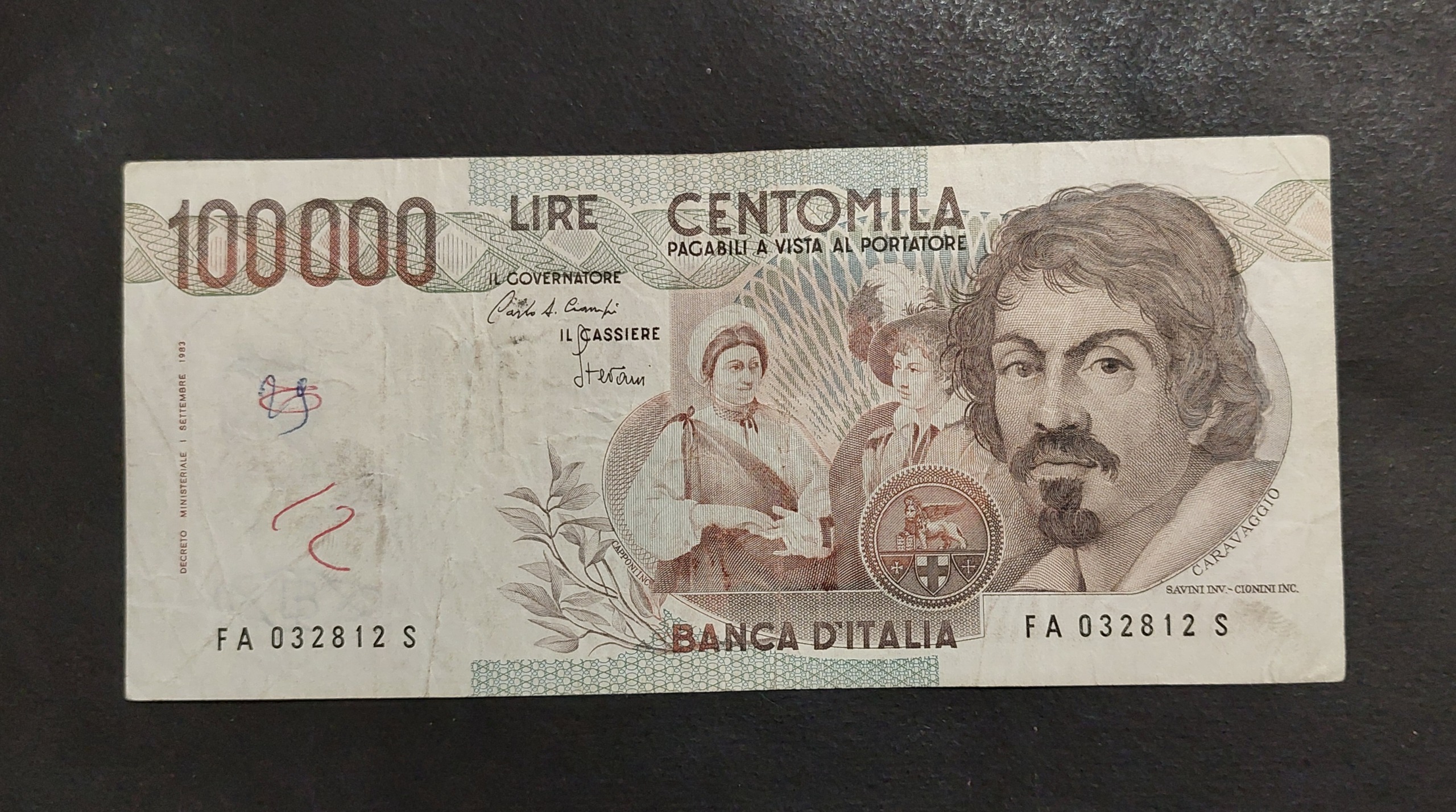 100 هزار لیر ایتالیا