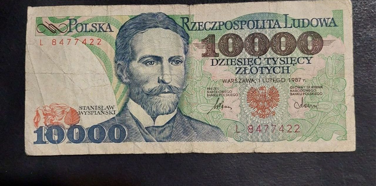 اسکناس ارور 10 هزار زلوتی لهستان