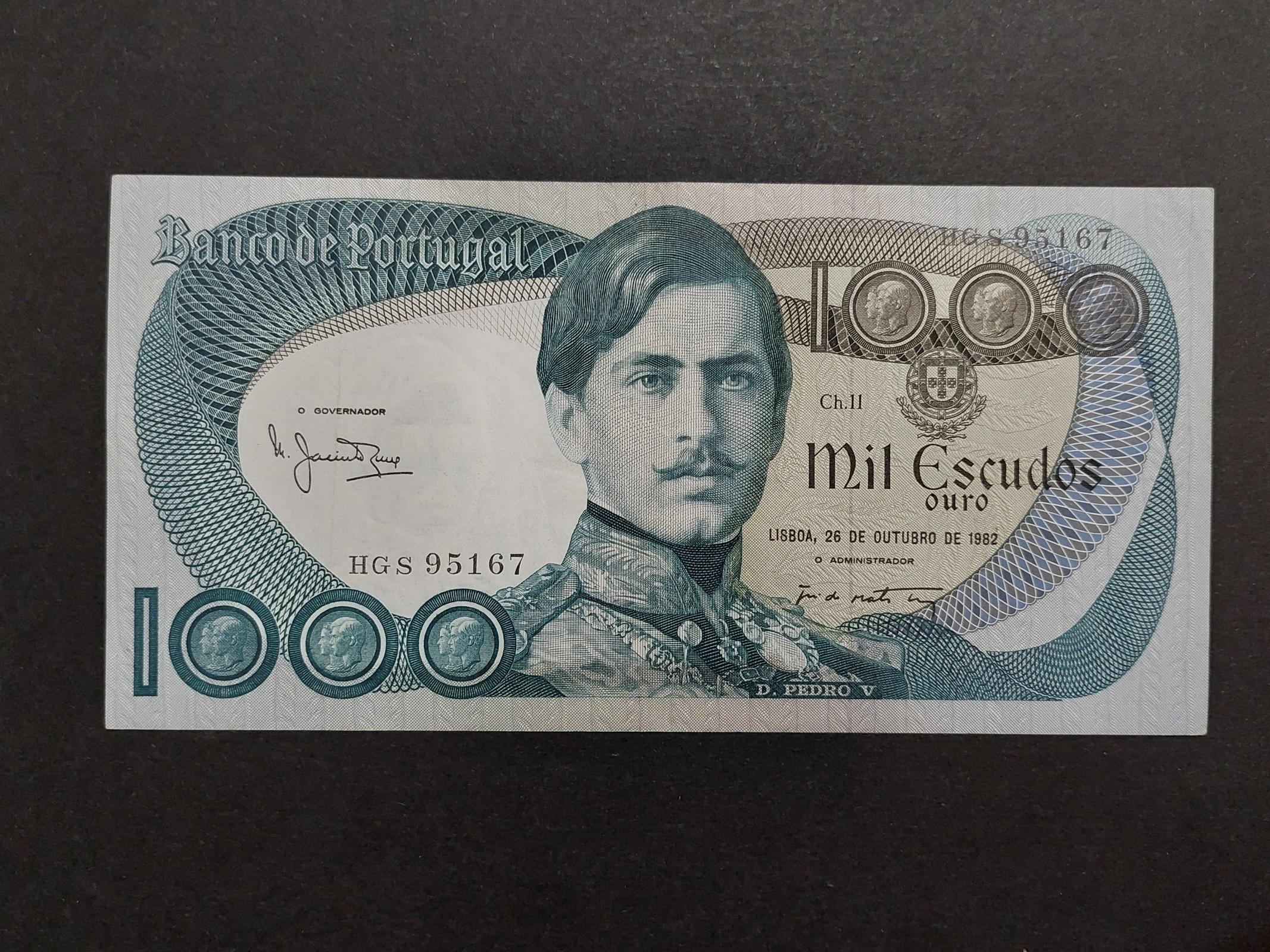 1000 اسکودو پرتغال 1982