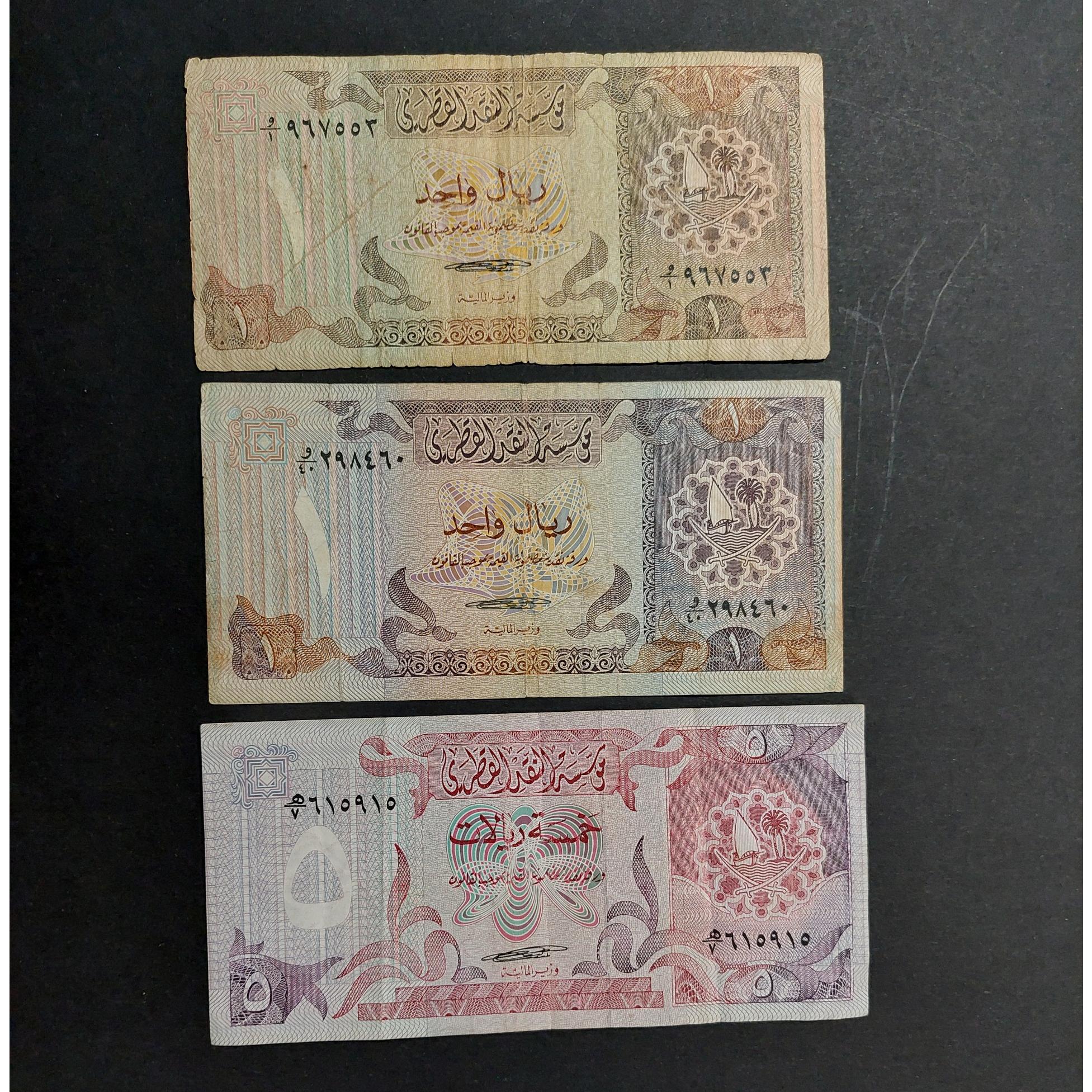 3 عدد اسکناس قطر تک امضا