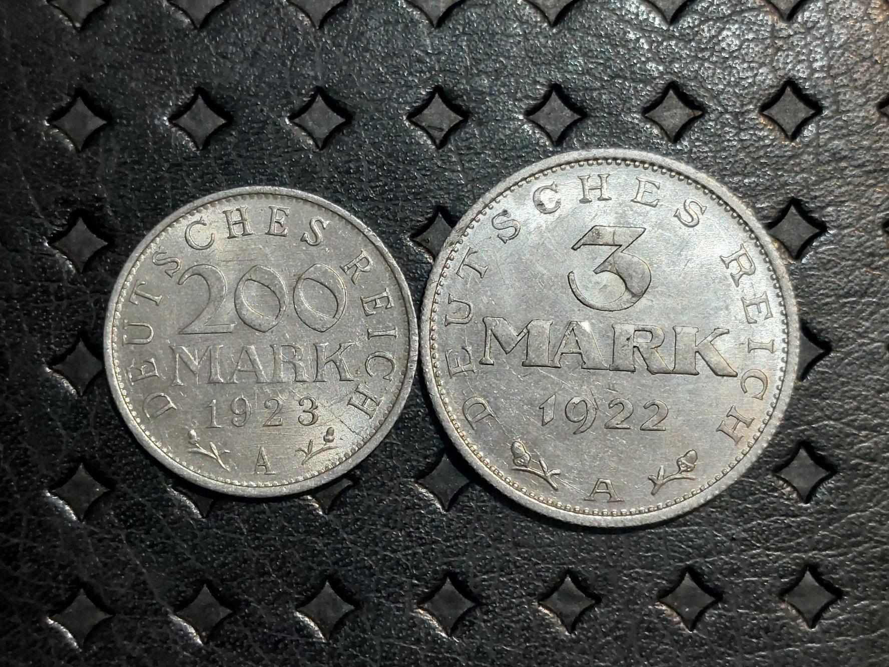 3 و 200 مارک آلمان