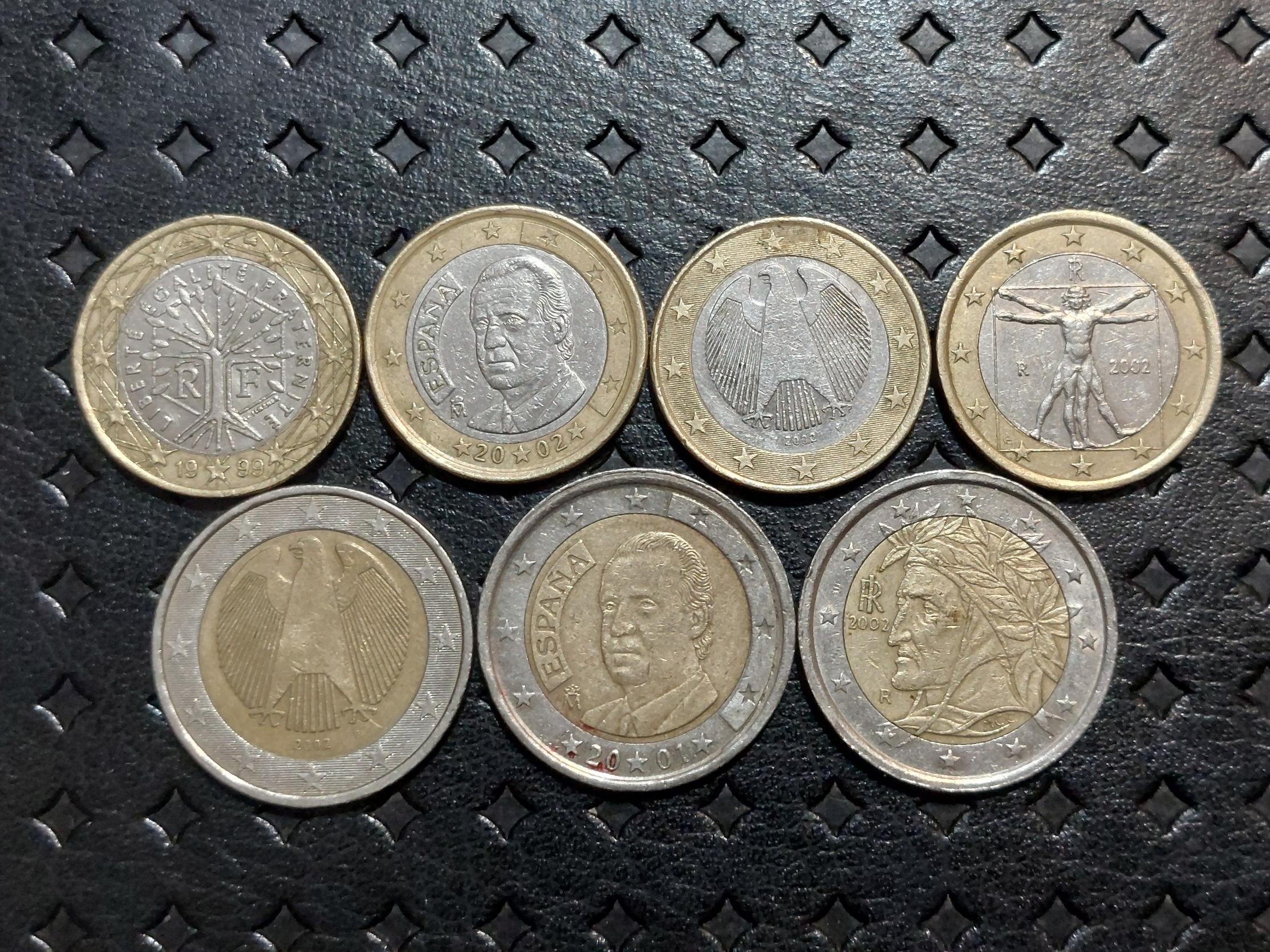 7 عدد سکه یورو