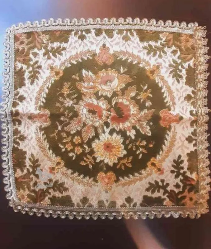 رویه کوسن مخمل قدیمی (آستر ندارد)