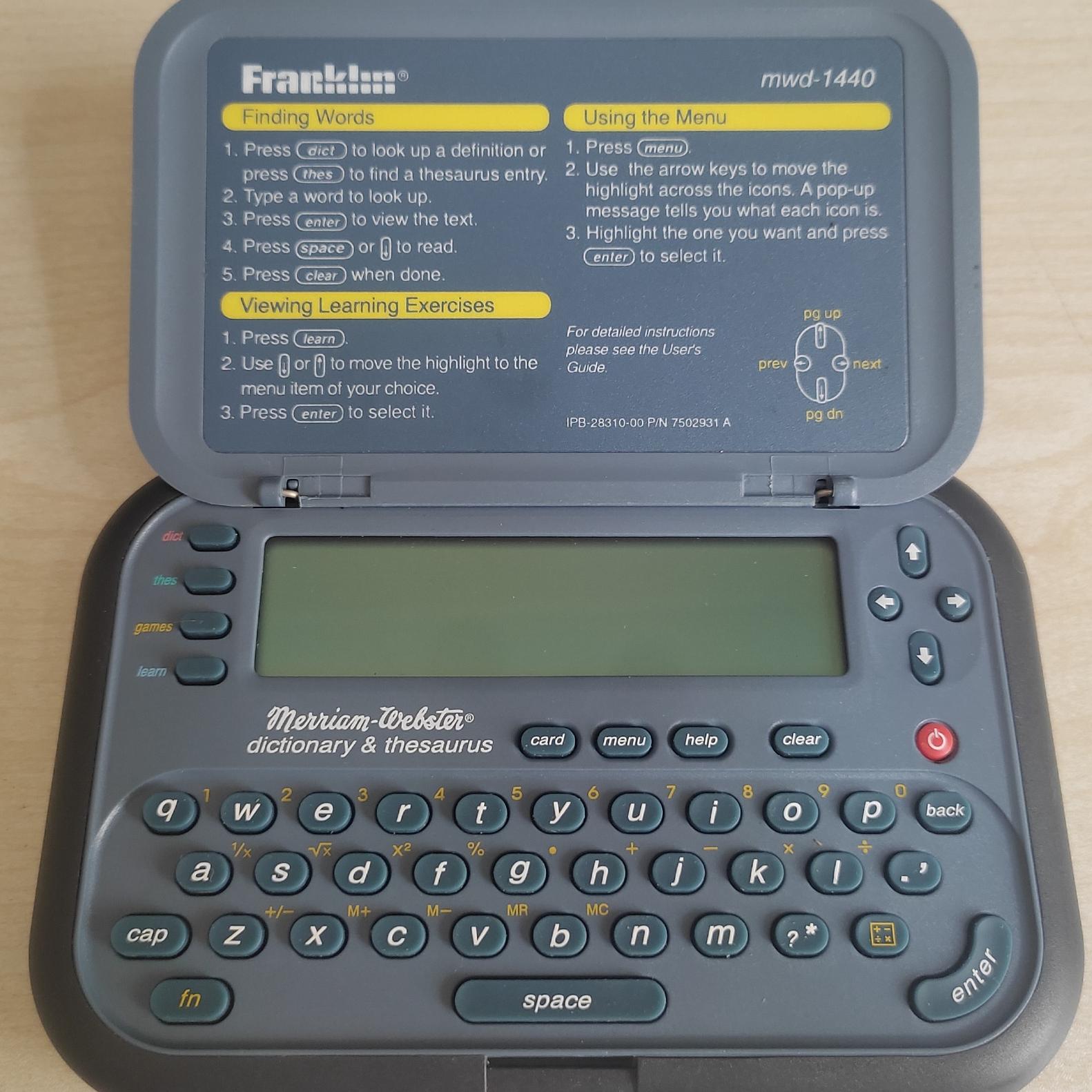 تقویت زبان با Franklin MWD-1440