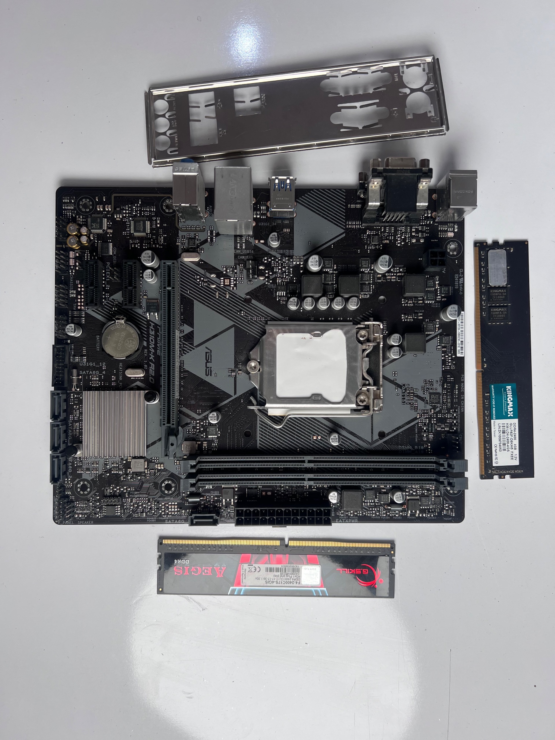 باندل مادربرد نسل8 و رم نسل DDR4