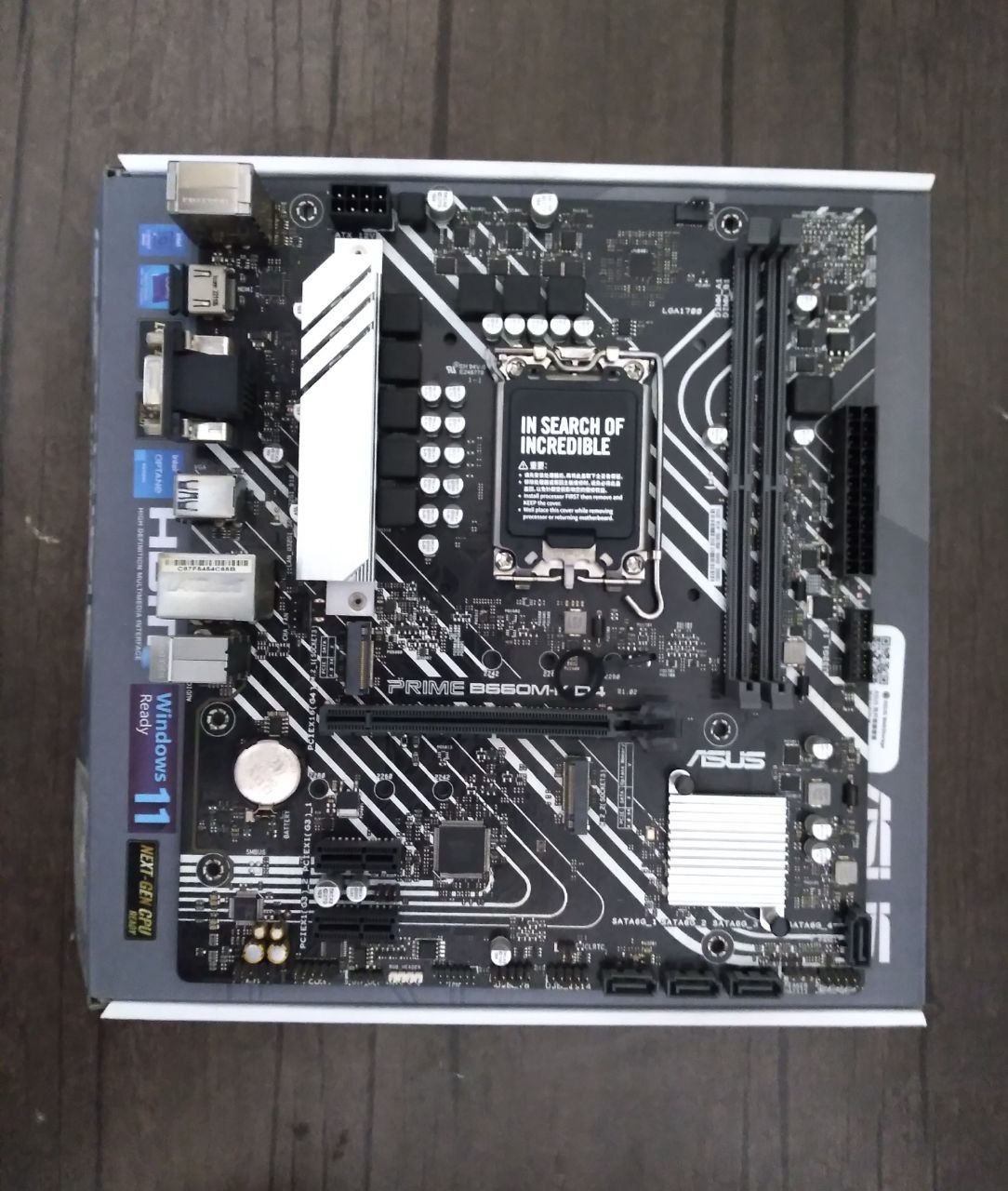 asus B660m k D4