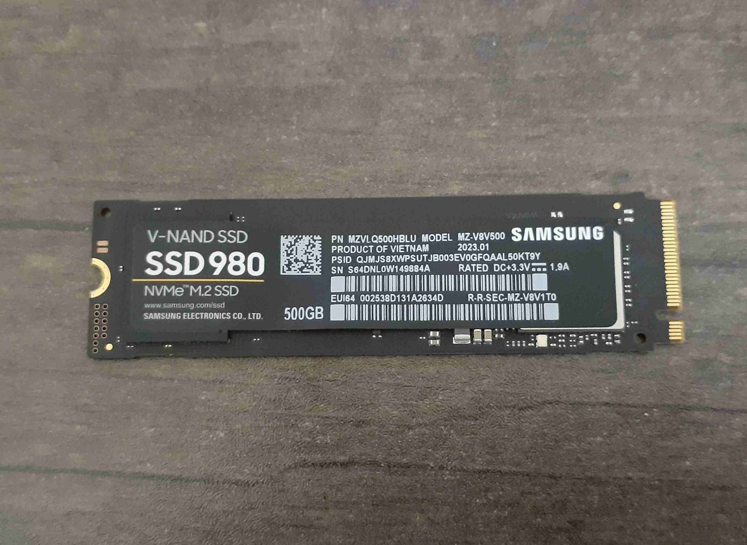 samsung m.2 980 500g