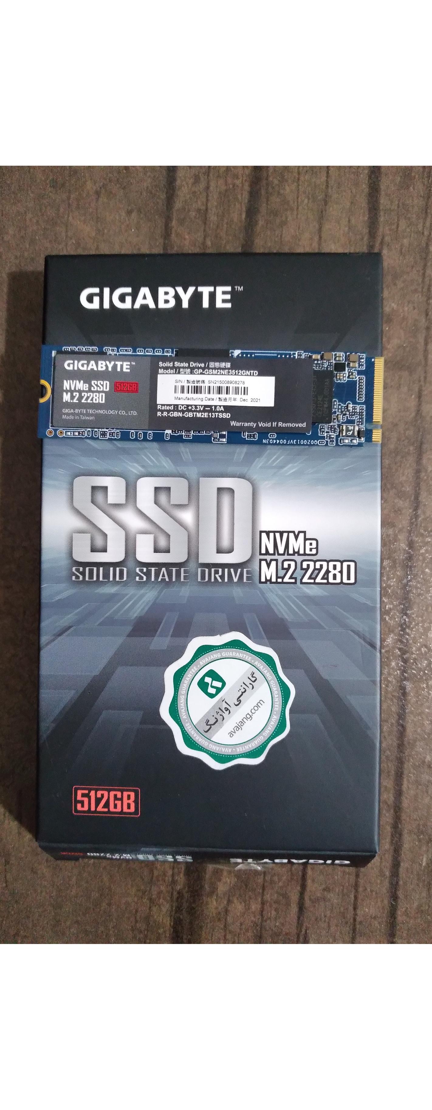 SSD GIGABYT 512G M.2