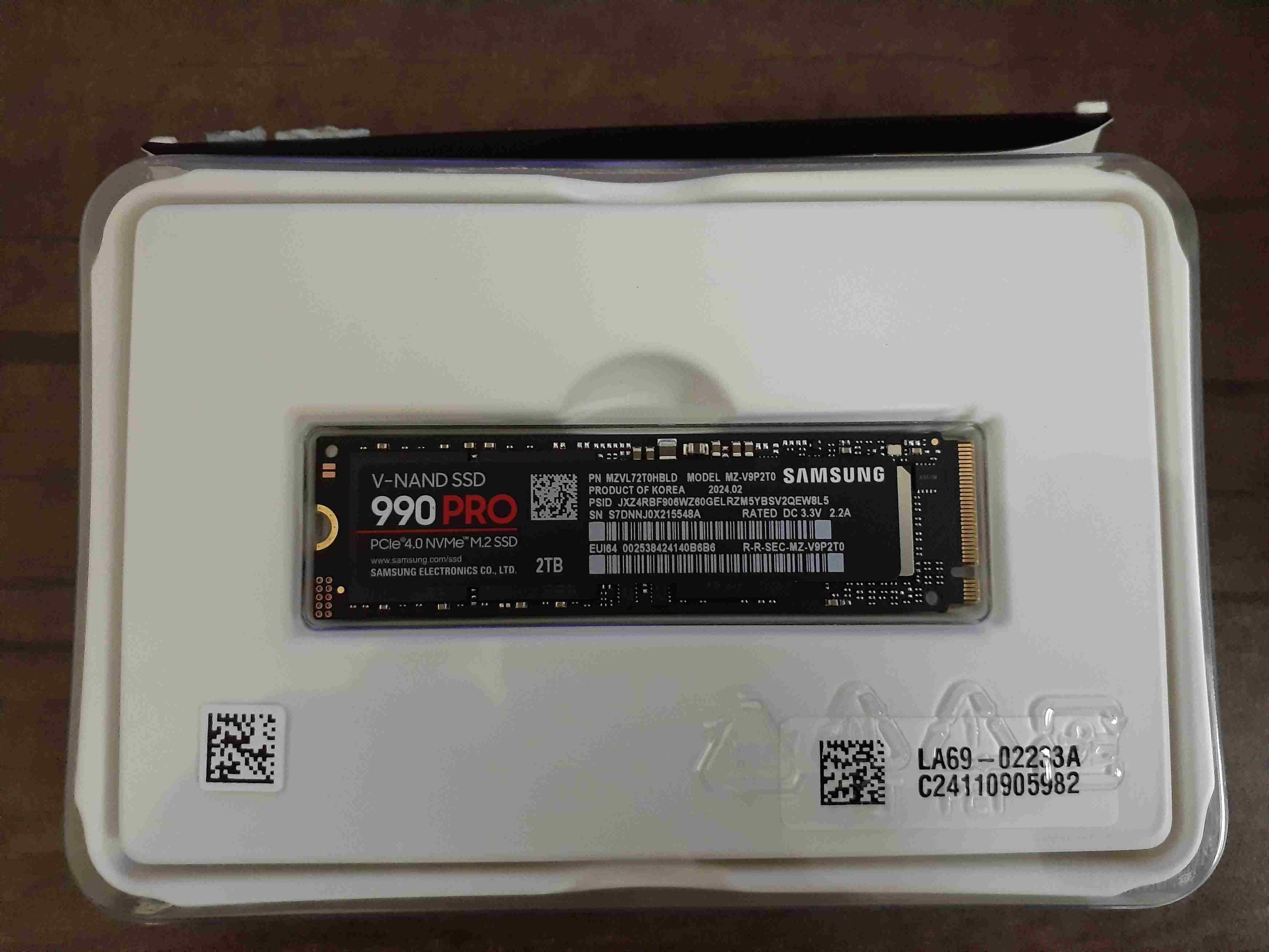 سامسونگ M.2 990pro 2t