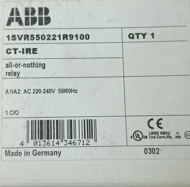 رله ABB CT-IRE