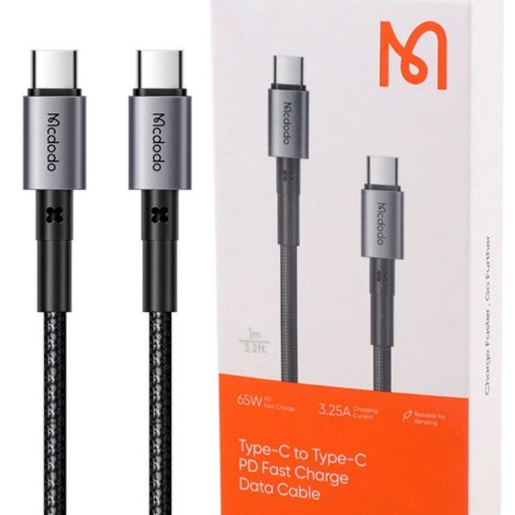 کابل شارژ Mcdodo CA-3130 Type-C to Type-C 65w 1m