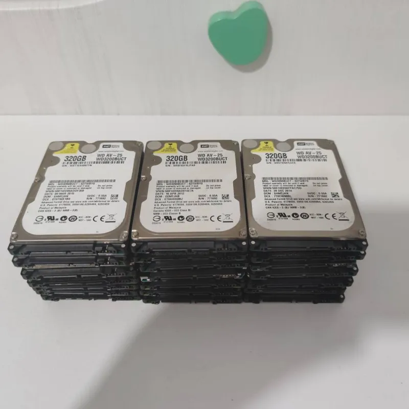 تعداد 10 عدد هارد لپ تاپ 320GB به صورت یکجا