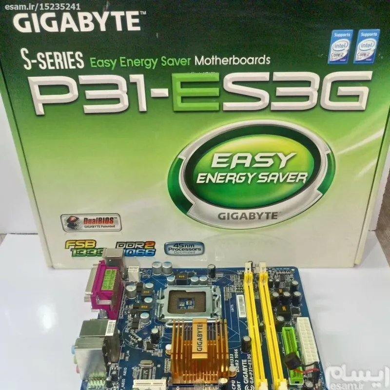 مادربرد گیگابایت  DDR2 اینتل مدل GA-P31-ES3G