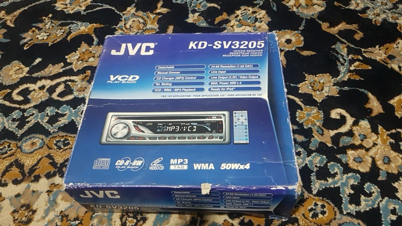 ضبط ماشین برند جی وی سی مدل sv3205