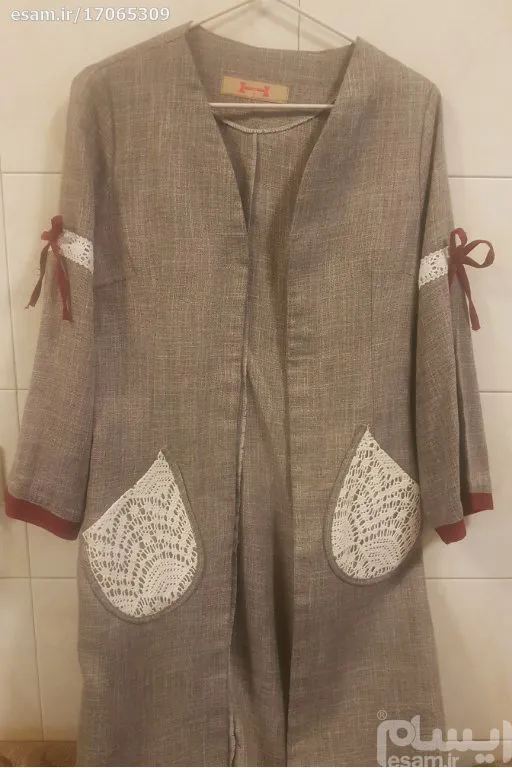 مانتو با برند طناز قذن خور مدل جلو باز