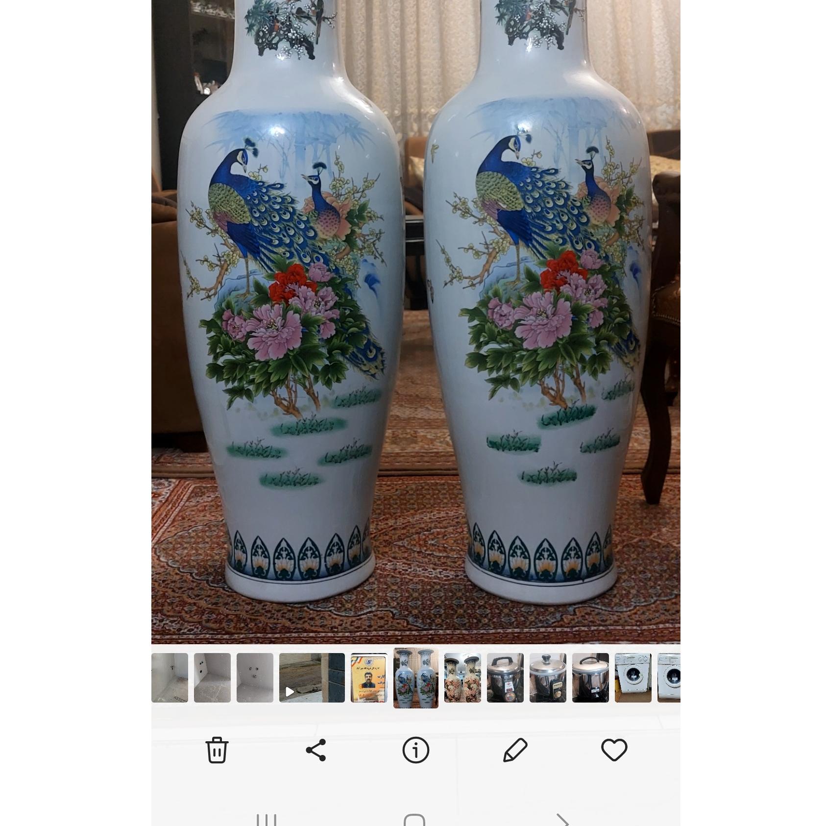 گلدان چینی بزرگ