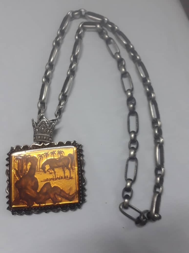 گردنبند نقره قدیمی167گرم