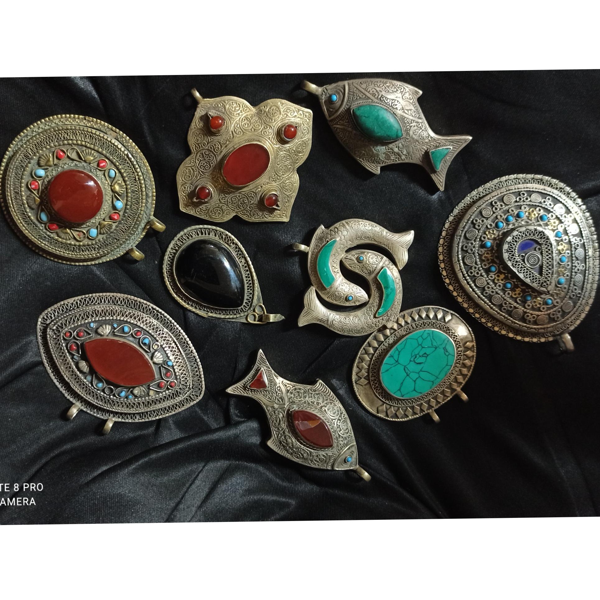 آویز های قدیمی آلیاژ نقره