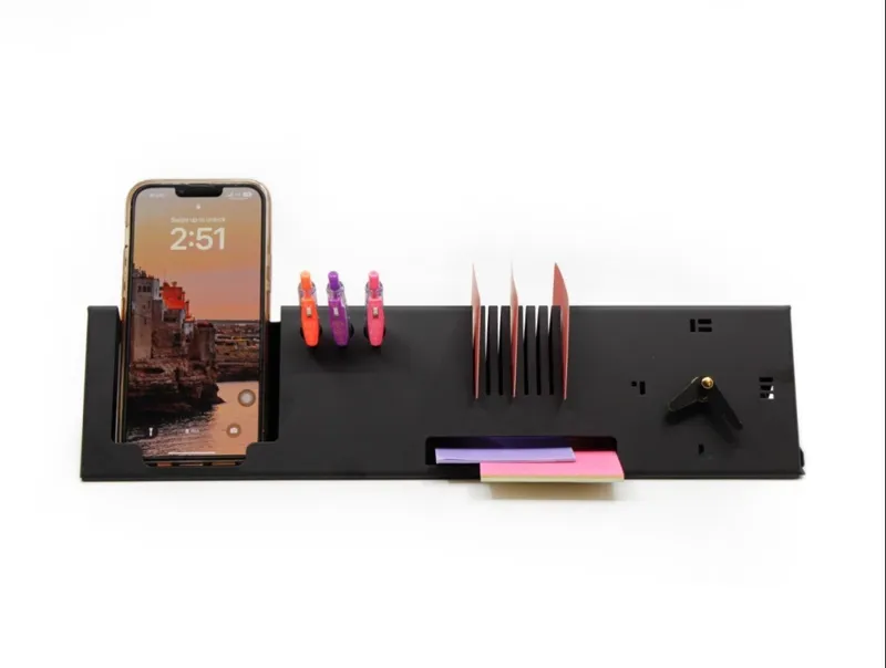 ساعت اداری فلزی رومیزی