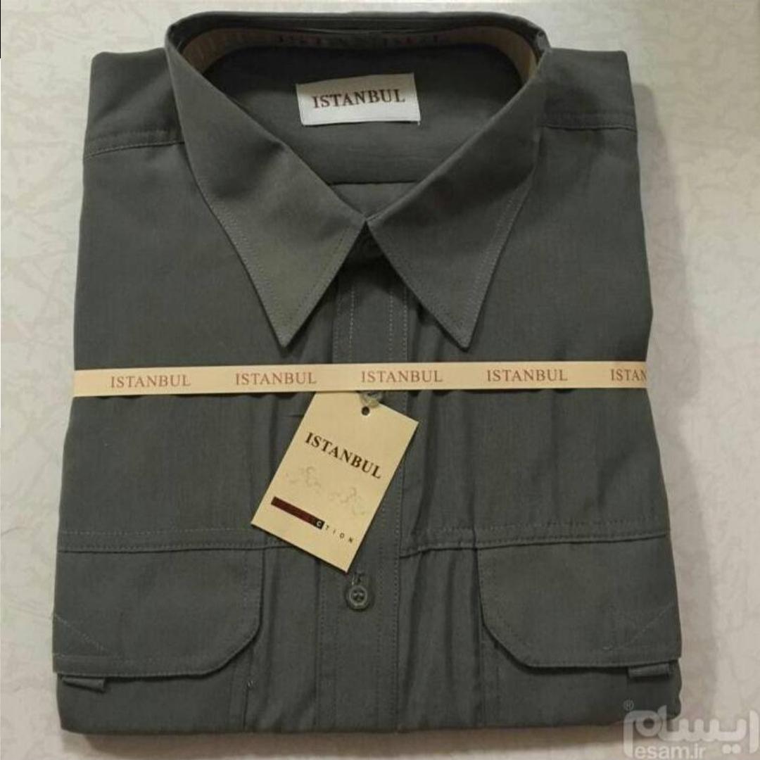 پیراهن مردانه مارک استانبول یشمی سایز 4Xl