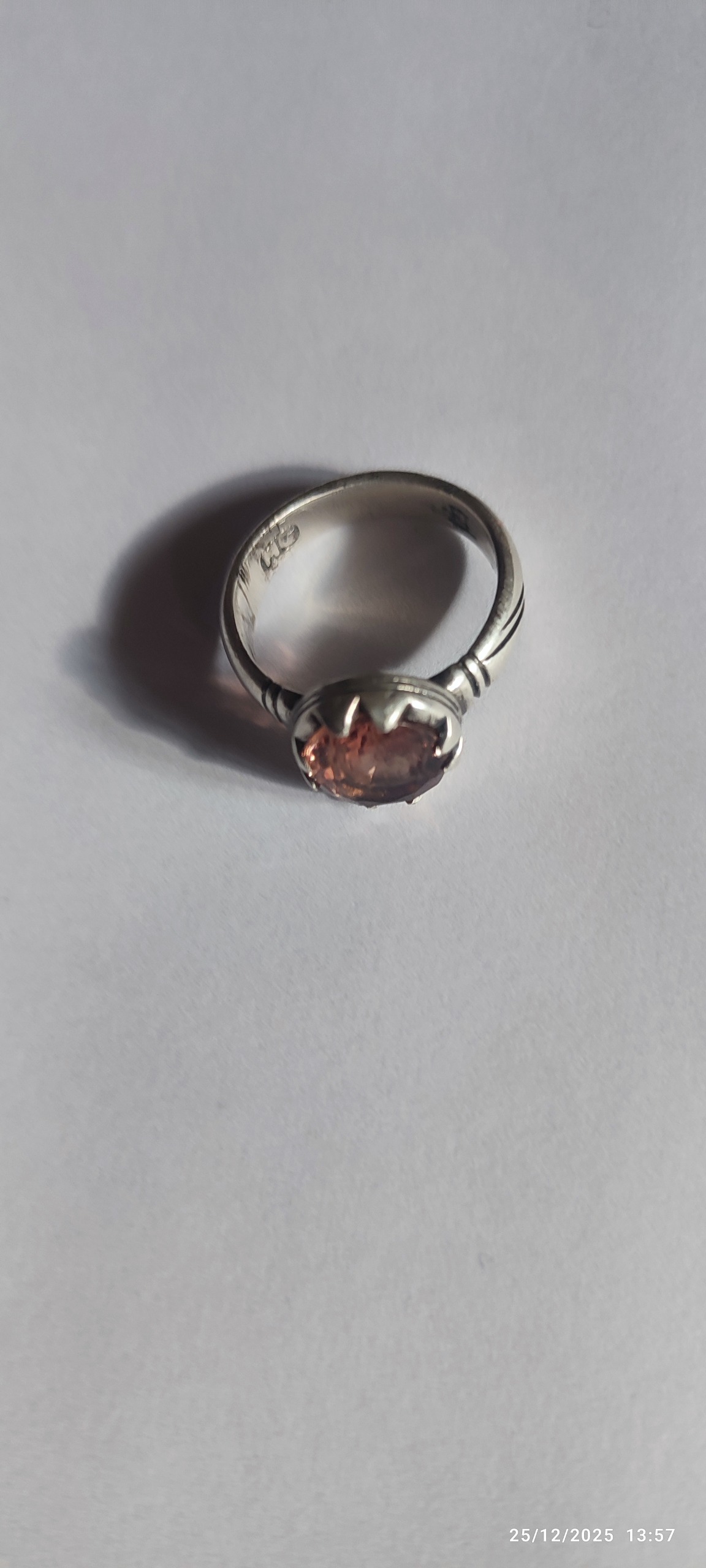 انگشتر مردانه نقره