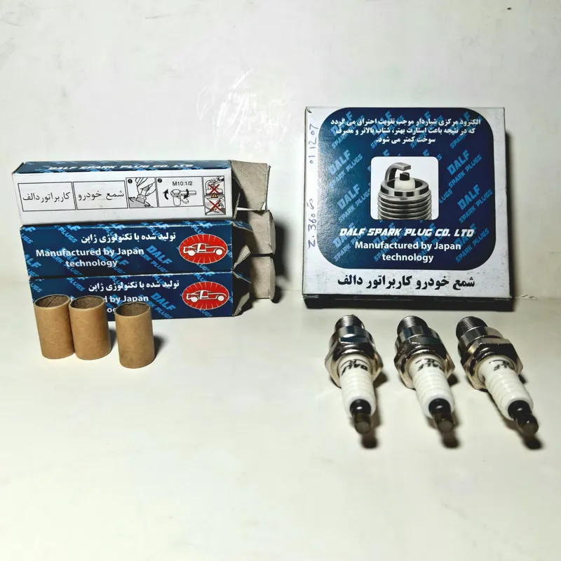 سه عدد شمع خودرو کاربراتوری دالف