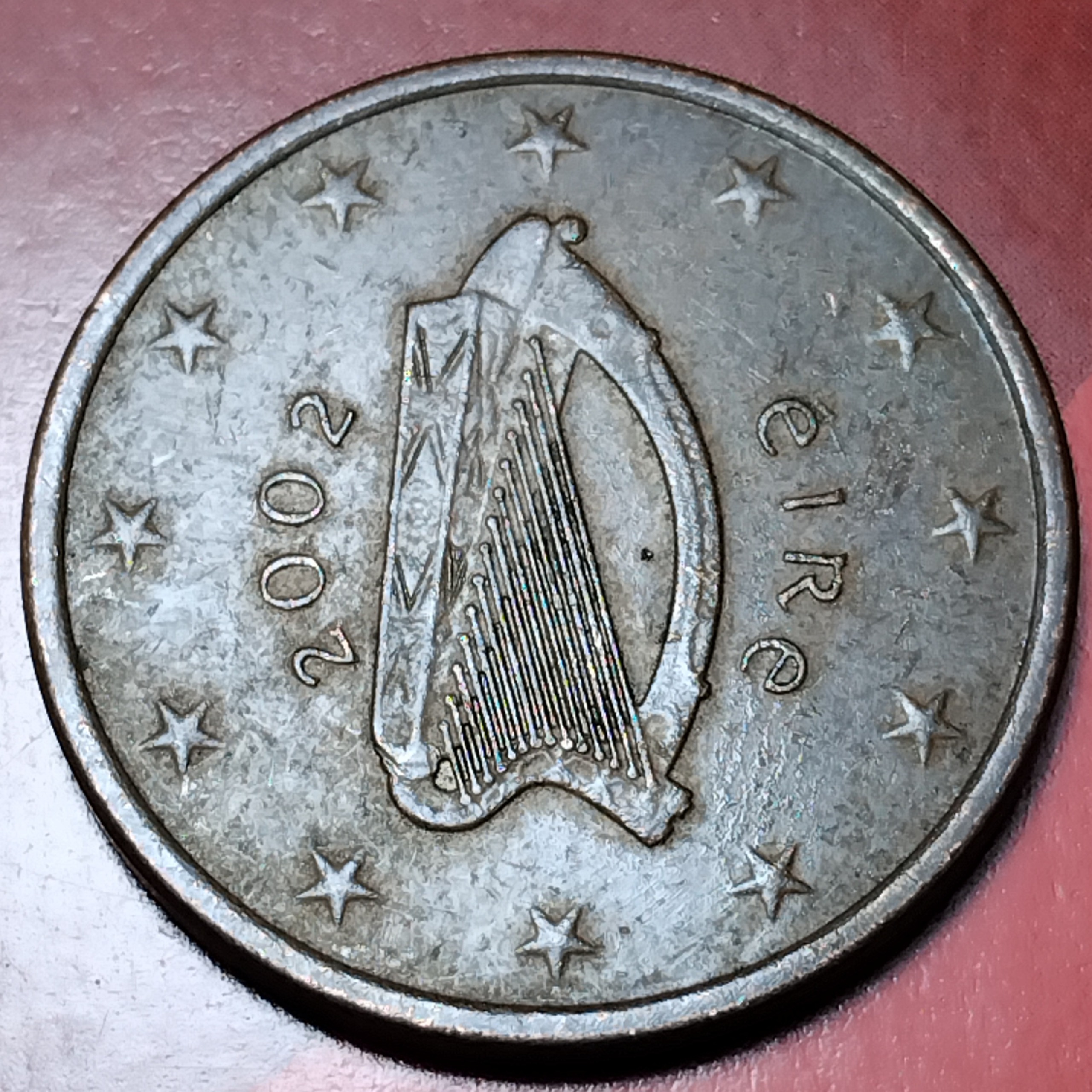 سکه ایرلند 5 سنت یورو سال 2002 ش45