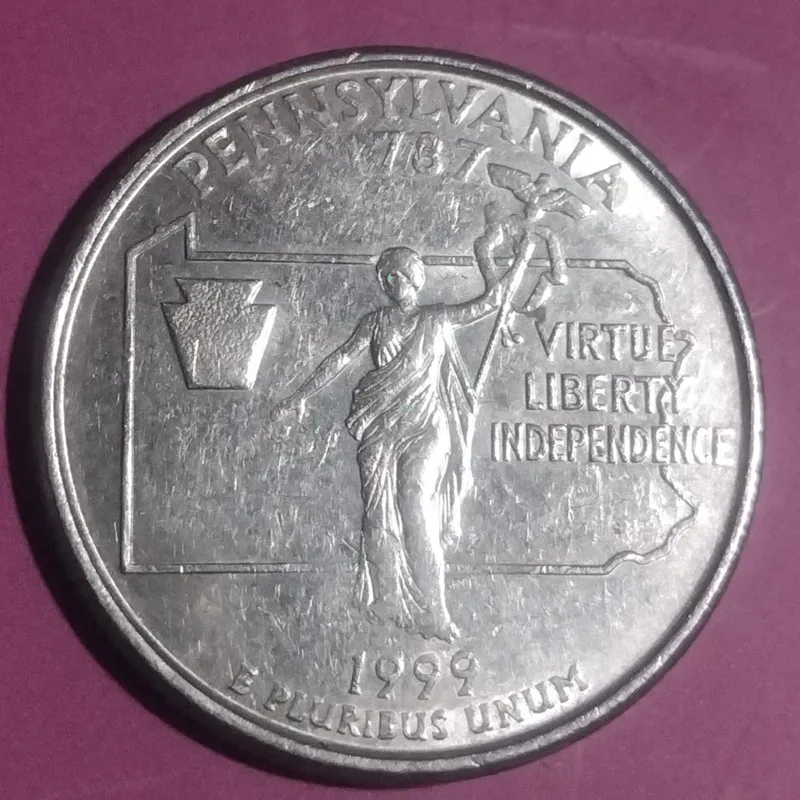 سکه امریکا ایالتی ش 167