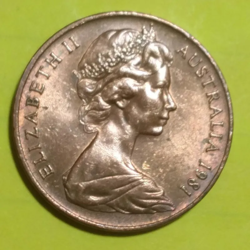 سکه استرالیا 2 سنتی 1981 جوانی ملکه ش7