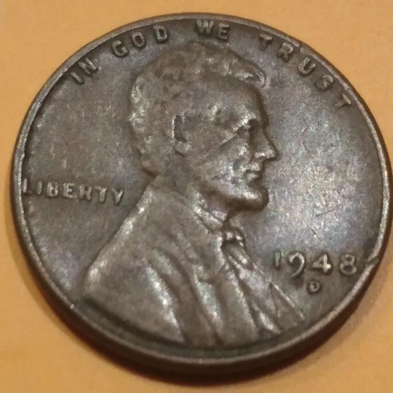 سکه امریکا کمیاب وان سنت سال D 1948 ش149