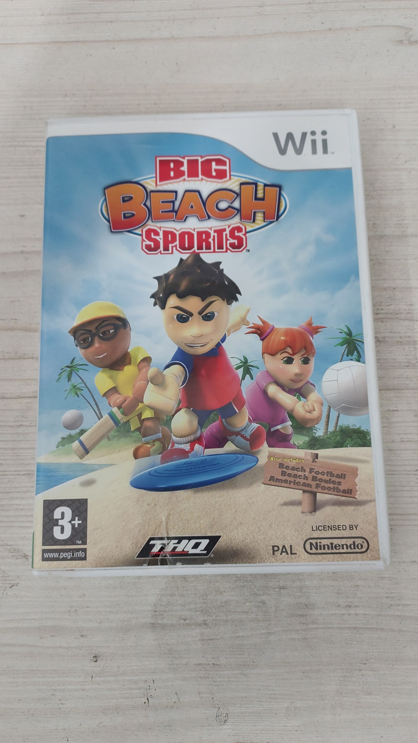 بازی  Wii Big Beach Sports ارجینال ریجن اروپا