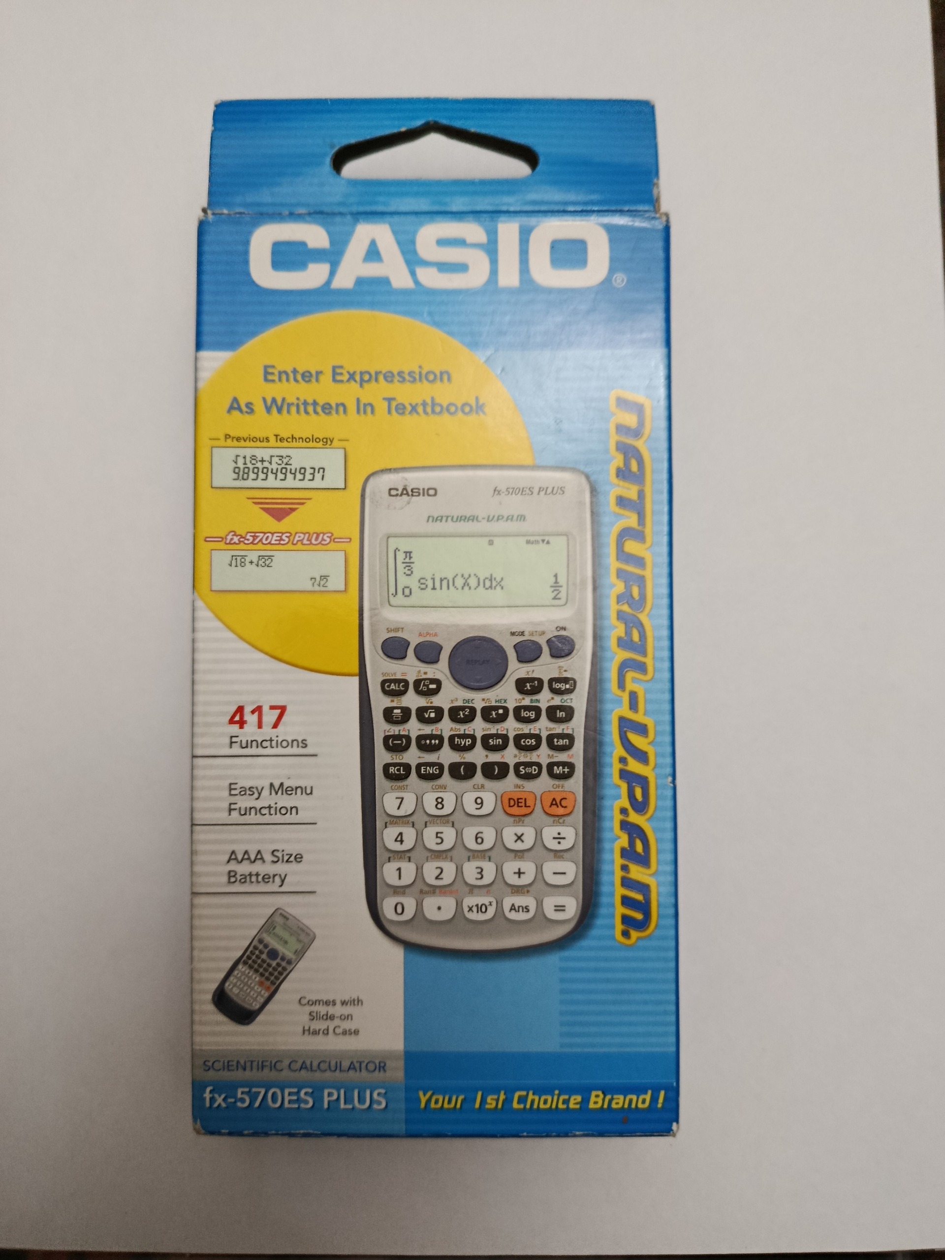 ماشین حساب مهندسی کاسیو مدل Fx-570ES PLUS