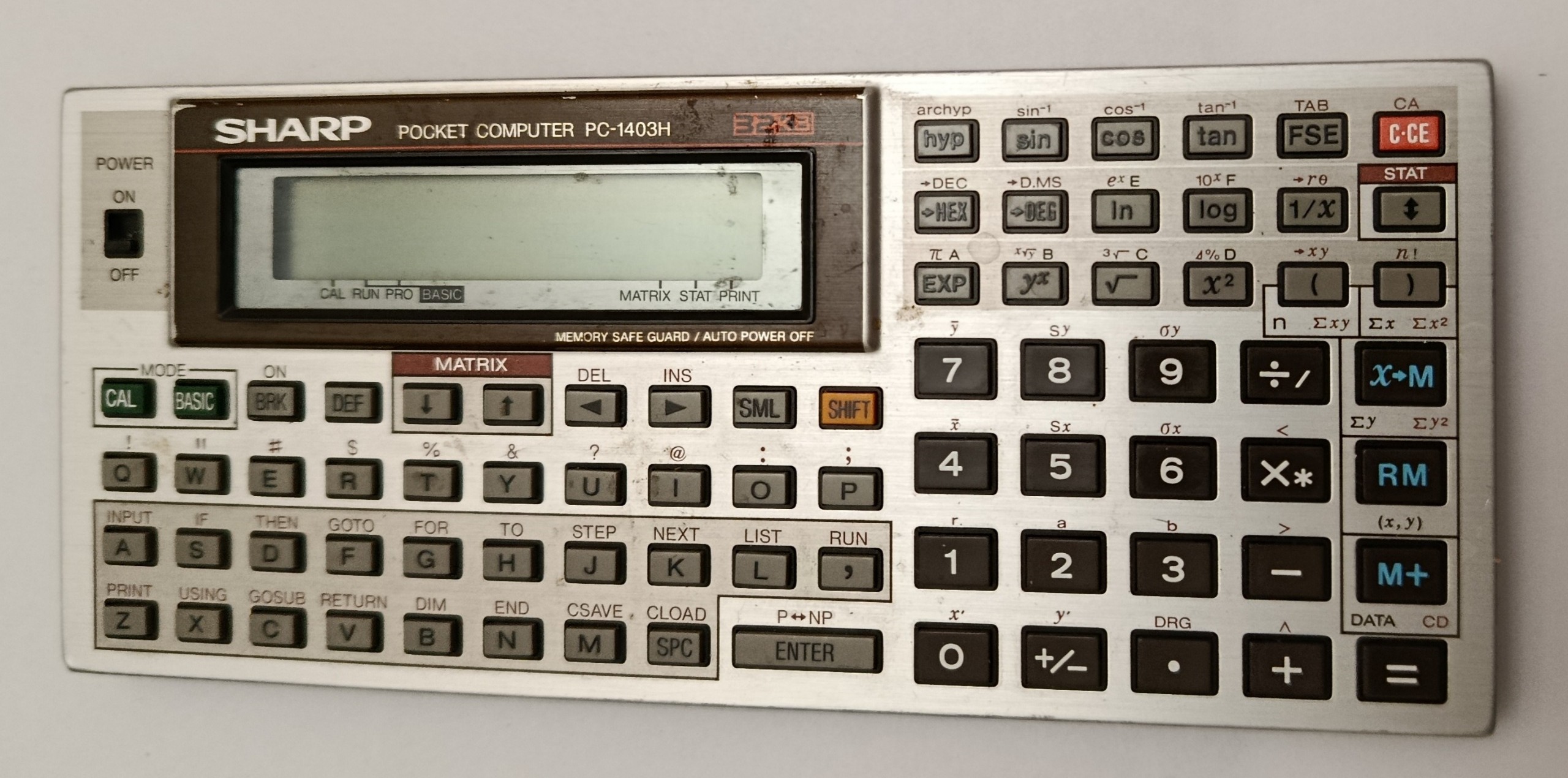 کامپیوتر جیبی شارپ مدل PC-1403H