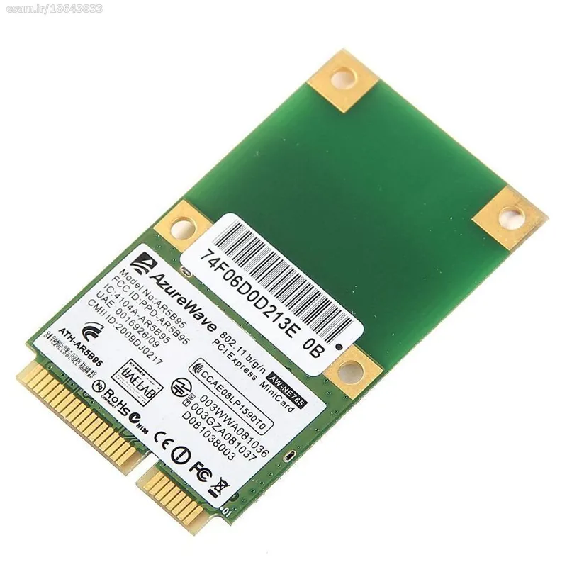 کارت شبکه وایرلس mini PCI-Express