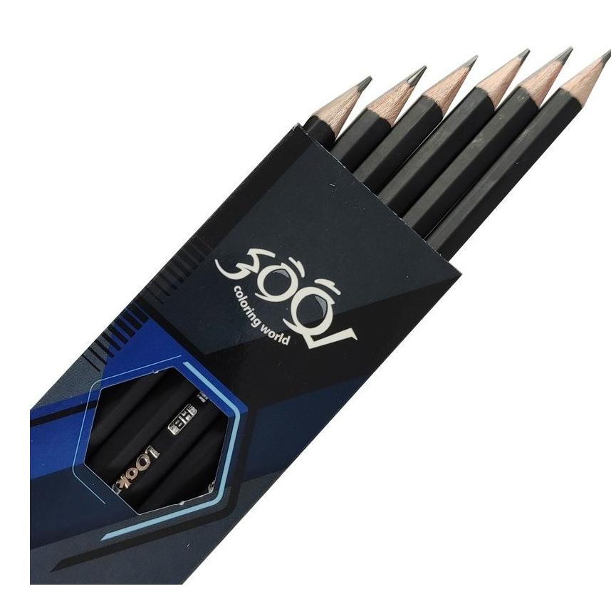 مداد مشکی لوکی بسته 12 عددی