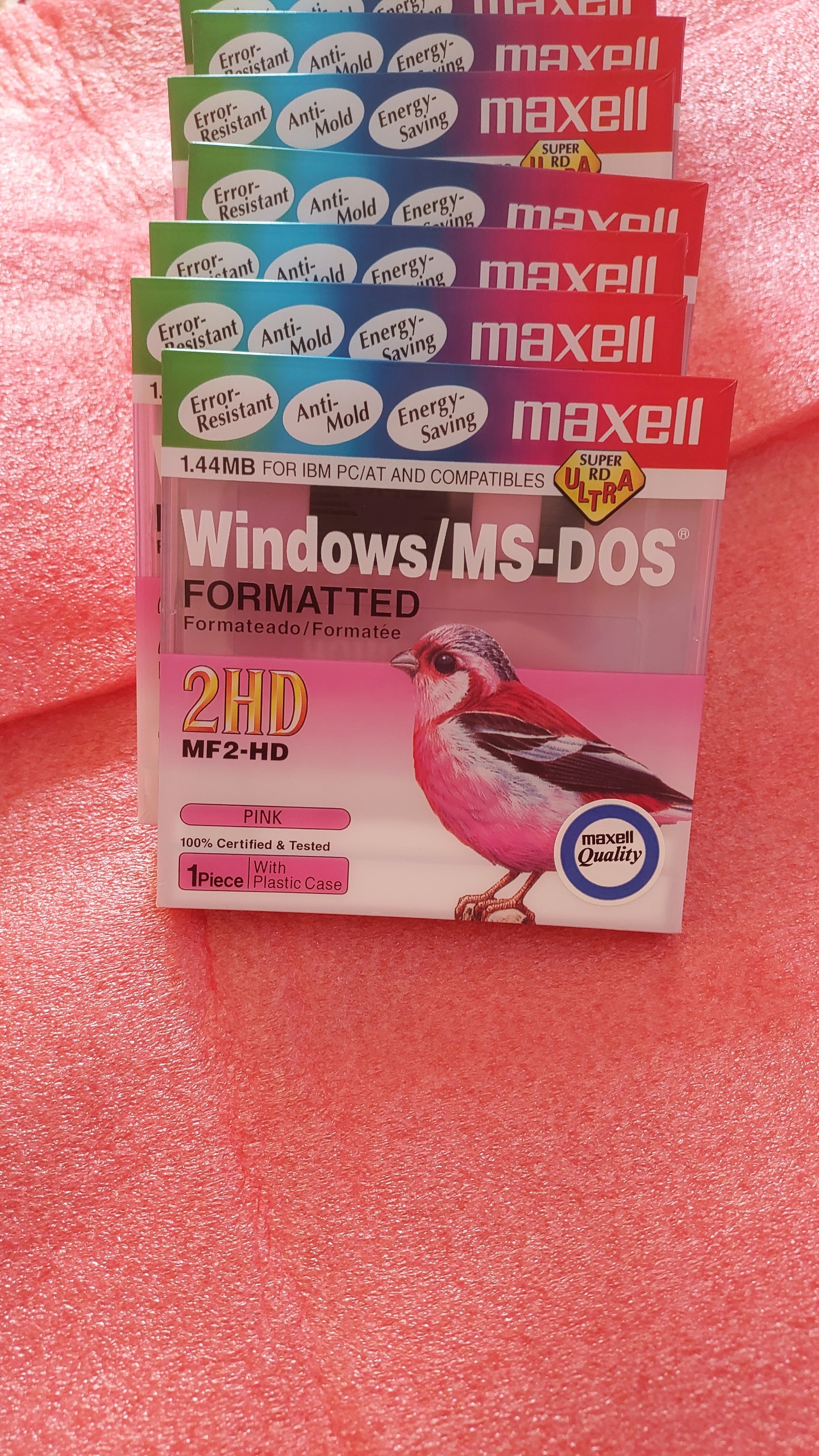 فلاپی قابدار 10 عددی طرح پرنده ژاپنی اورجینال