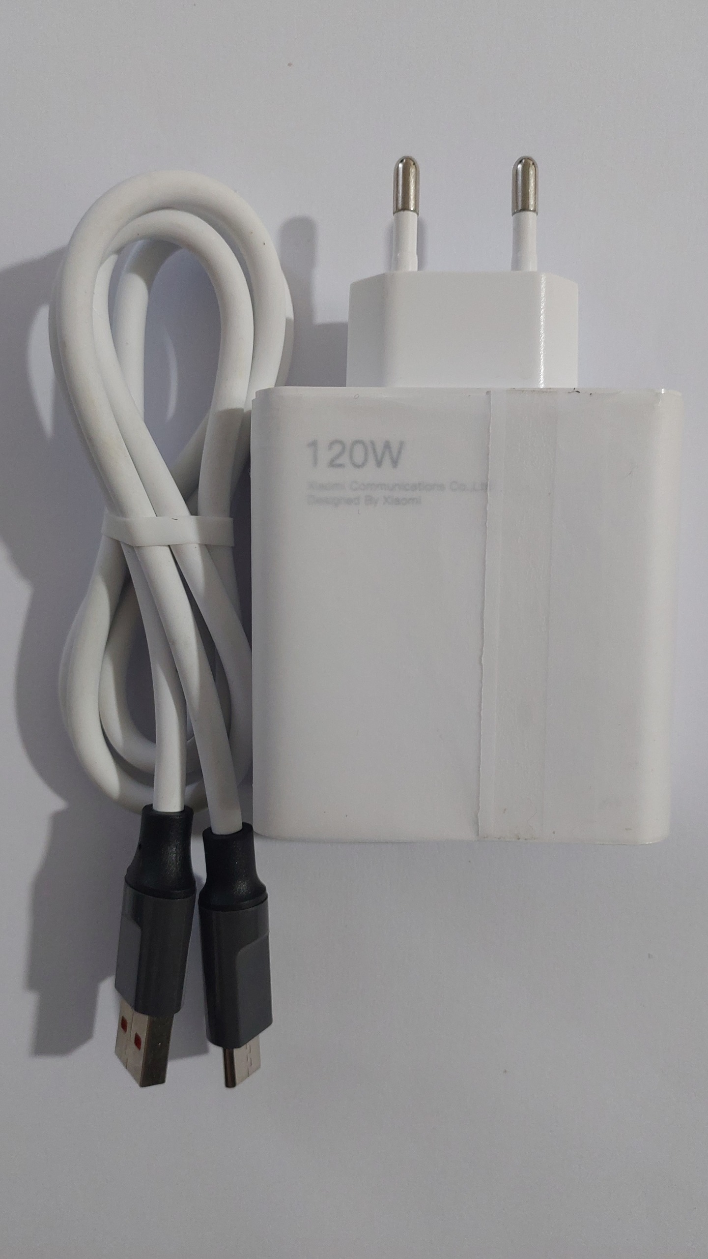 شارژر 120 وات سرکارتنی شیائومی همراه کابل