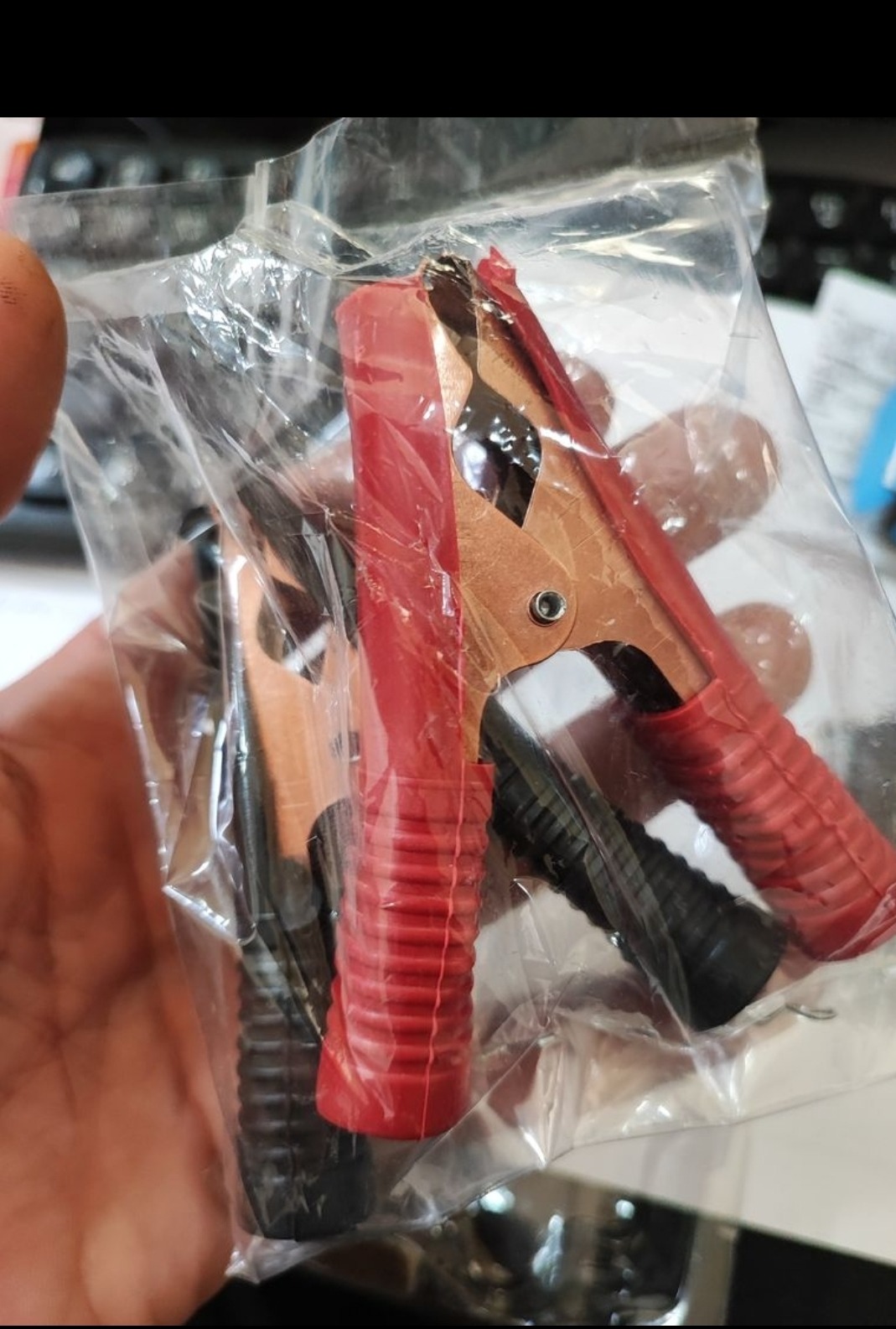 گیره اتصال کابل باتری خودرو بسته 4عددی