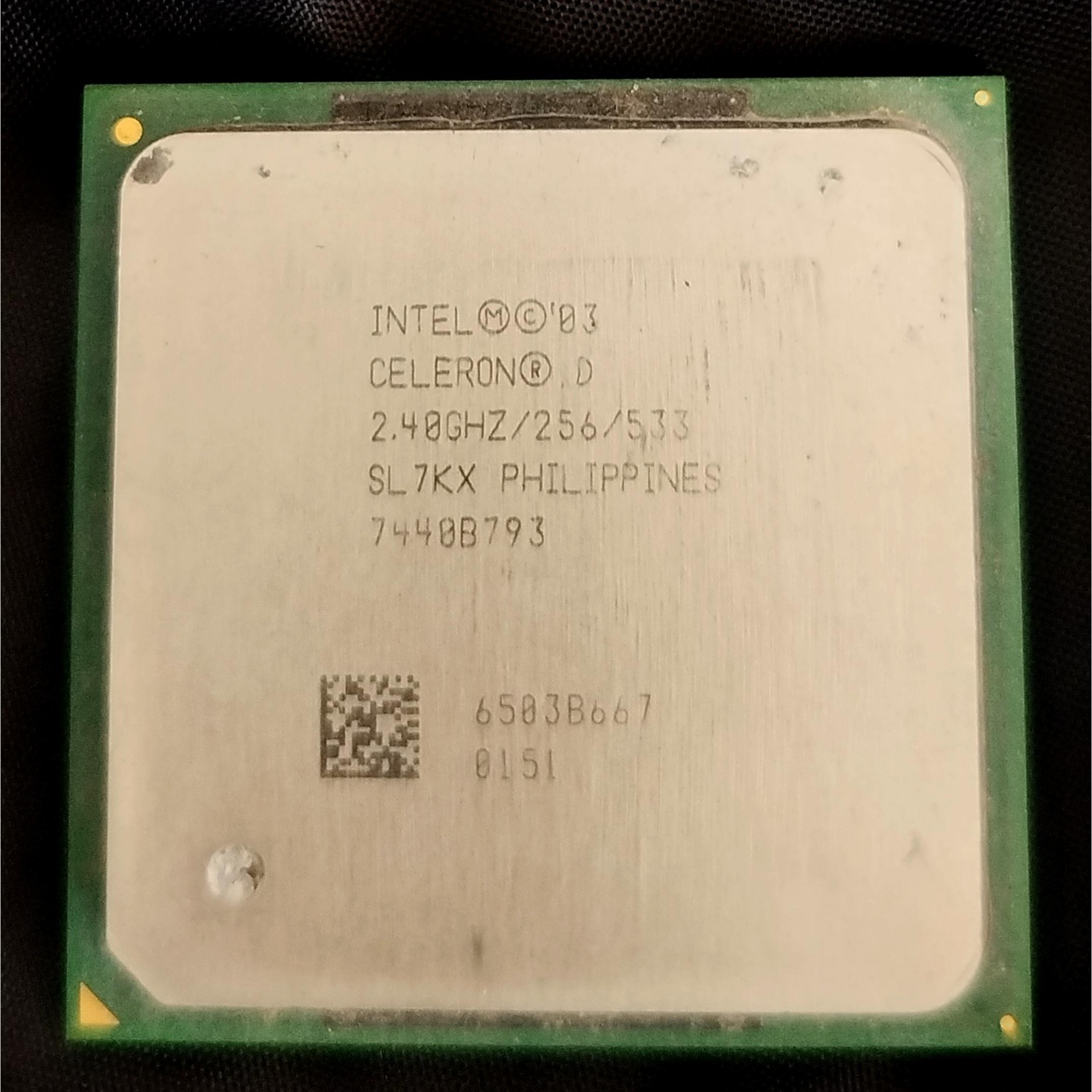 Cpu intel celeron 2.4ghz