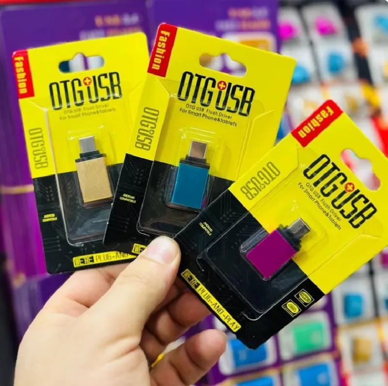 مبدل OTG MicroUSB Fashion